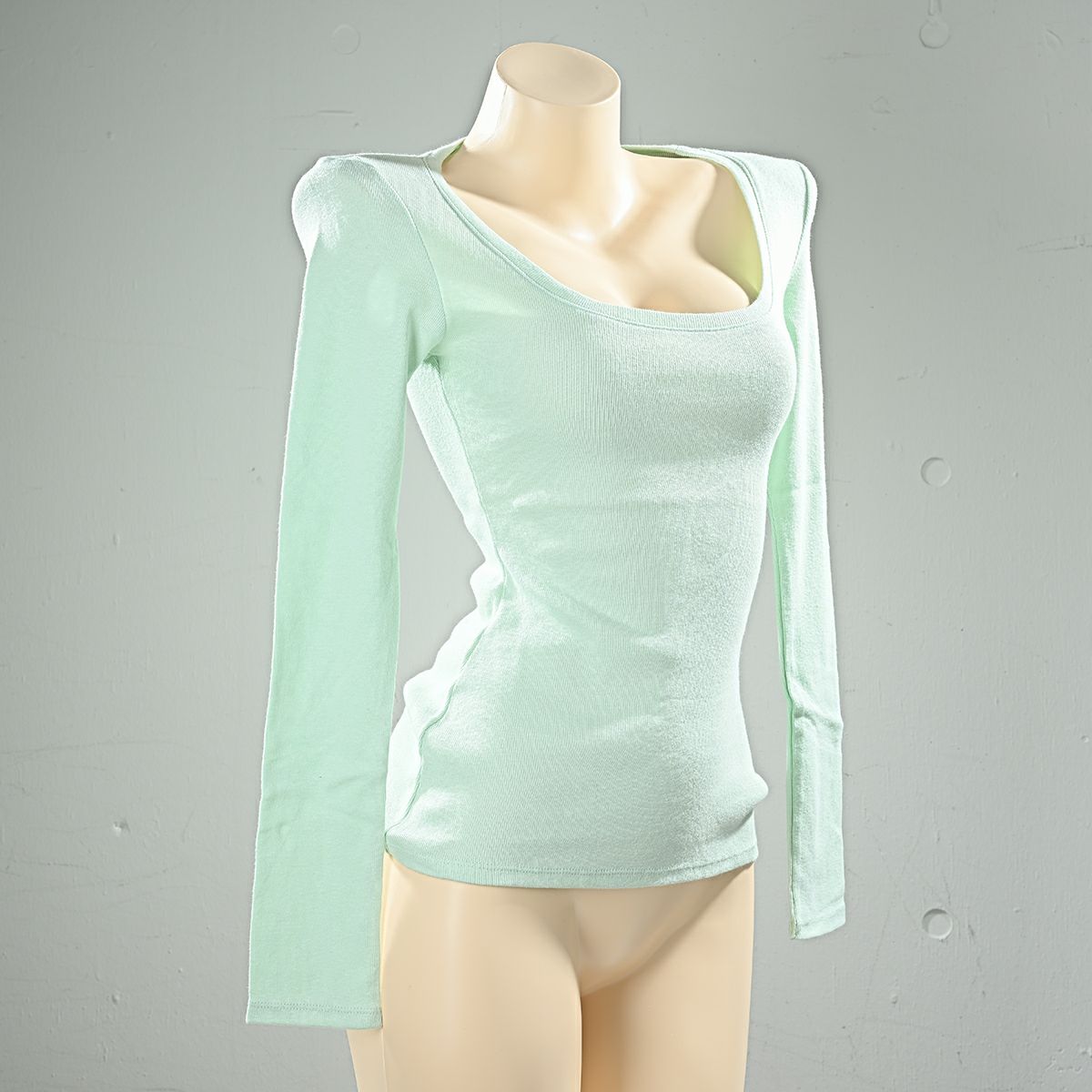 PredatorRatデザイン オリジナルカットソー長袖〈ミントグリーン〉