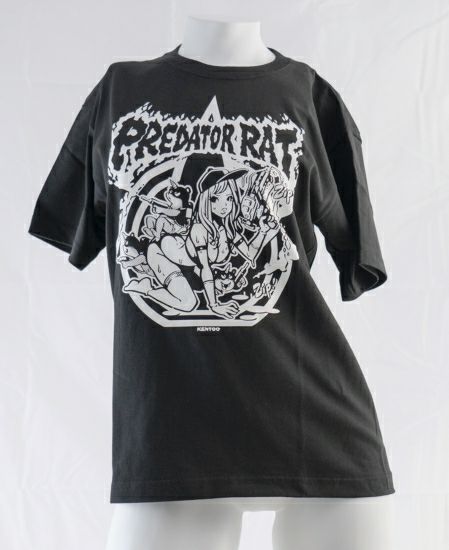 【数量限定】KENTOO×PredatorRat「DEATH KAWAUSO」Tシャツ〈黒/メンズM〉 | プレデターラット